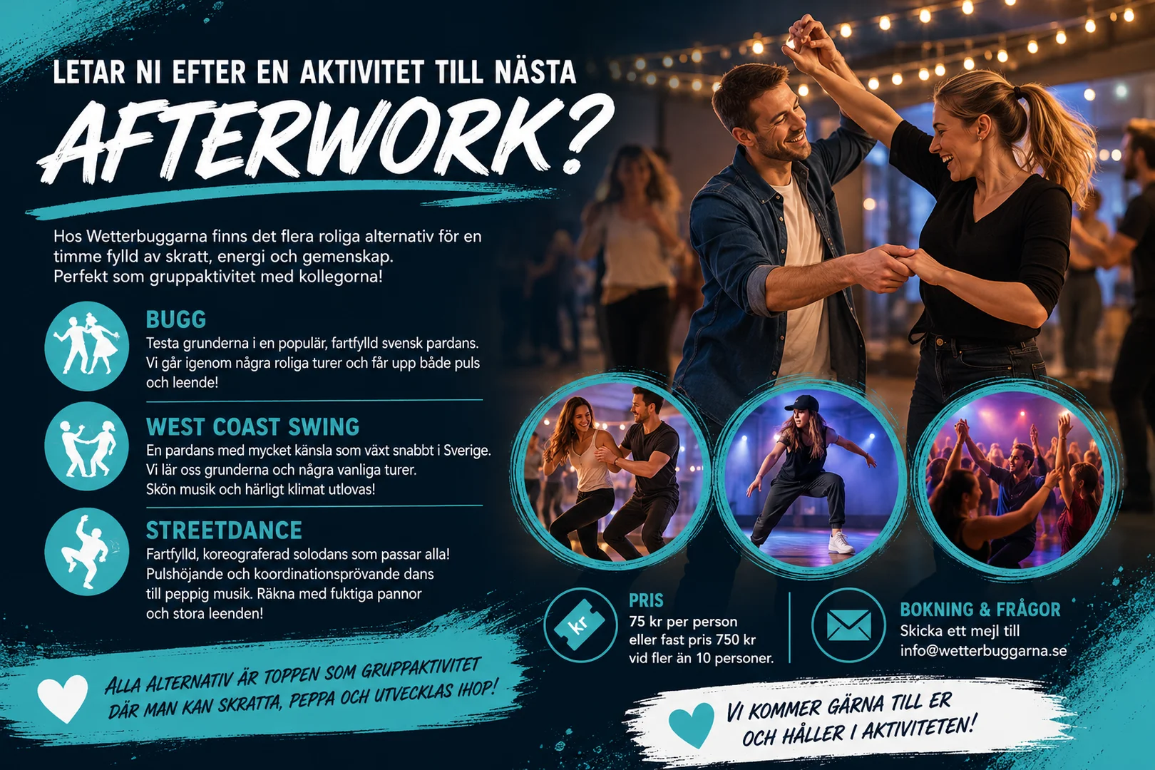 Letar ni efter en aktivitet till nästa AFTERWORK?